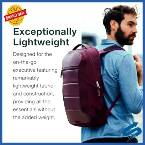 Lightweight Laptop Backpack Slim Travel Design AirScape Suspension Minimalist